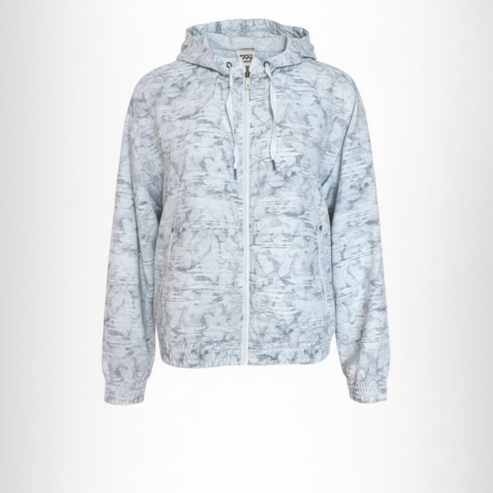 Avalanche Outdoor Supply Co.‎ Womens Zip-up Hooded Windbreaker Jacket Gray Large